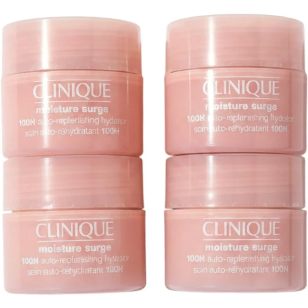 Clinique Moisture Surge 100H Hydrator 0.5oz Lot of 4 Travel Size Moisturizer
